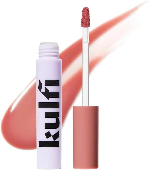 Kulfi Lassi Lips Staining Lip Oil, | Color: Rose - pink nude | Long-Lasting Moisturizing with Man... | Amazon (US)