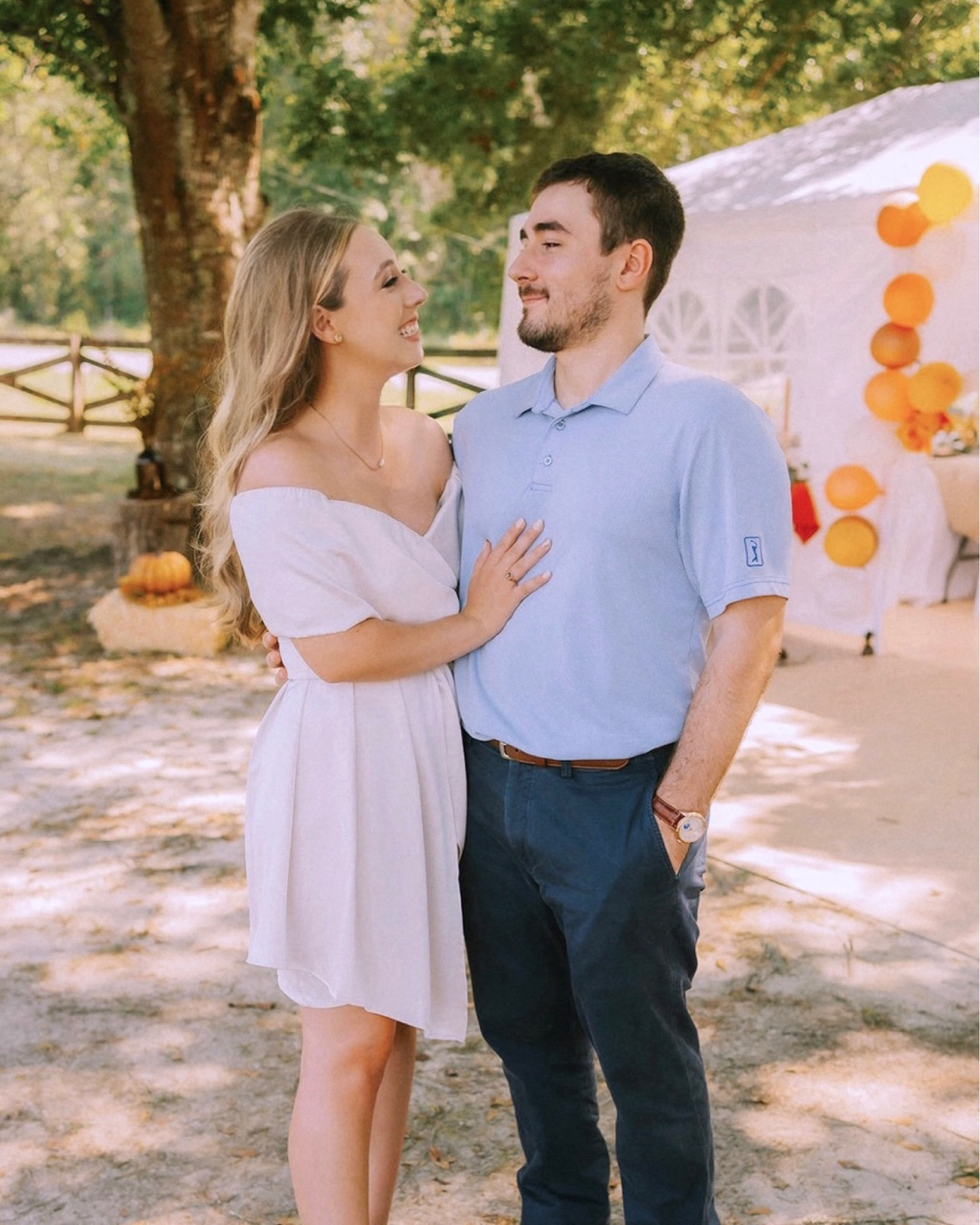 Loved this silky bridal dress for our fall themed Engagement Party last weekend! Linked it all and wearing a small for reference.

#bridal #bride #wedding #engaged #engagement 

#LTKbeauty #LTKfindsunder100 #LTKwedding