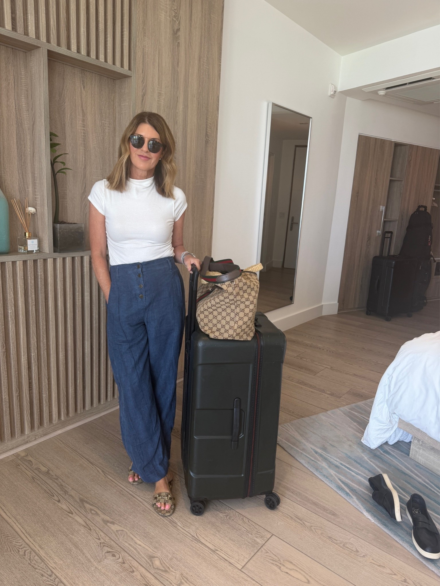 Travel outfit 
Size small top
And size 4 pants

#LTKOver40 #LTKTravel