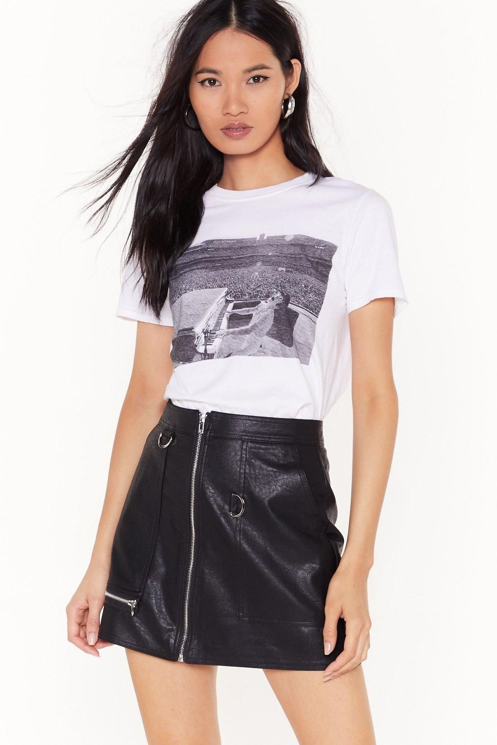 Zip Up Your Troubles Faux Leather Skirt | NastyGal (UK, IE)