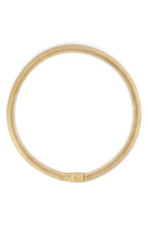 IVI Los Angeles Liz Herringbone Chain Necklace in Yellow Gold at Nordstrom | Nordstrom