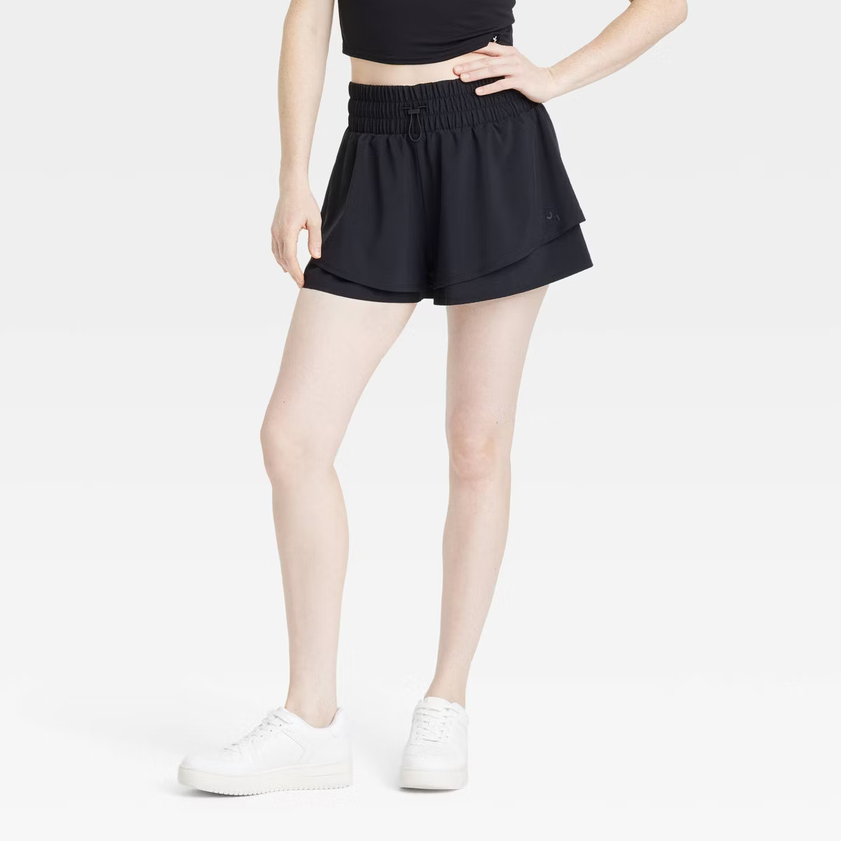 Women's Double Layer Woven Mid-Rise Shorts 2.5" - JoyLab™ | Target