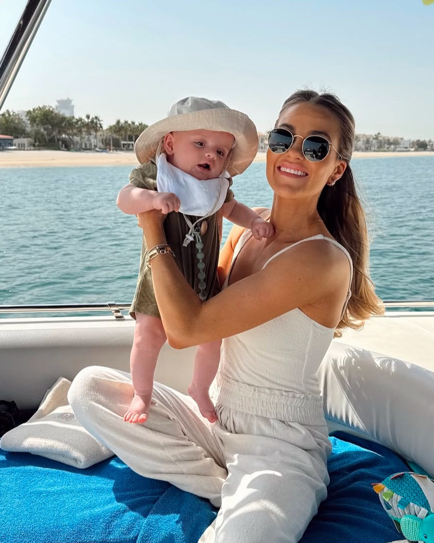 Boat day in Dubai 🤍 

#LTKbaby #LTKswimwear #LTKtravel