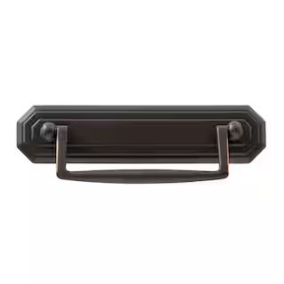 Sumner Street Home Hardware Octagon 4 in. Center-to-Center Oil-Rubbed Bronze Drawer Bail Pull RL0... | The Home Depot