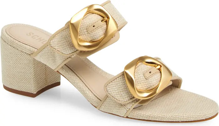 Schutz Olga Buckle Block Heel Sandal (Women) | Nordstrom | Nordstrom