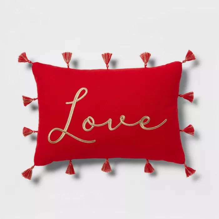 'Love' Lumbar Throw Pillow - Threshold™ | Target