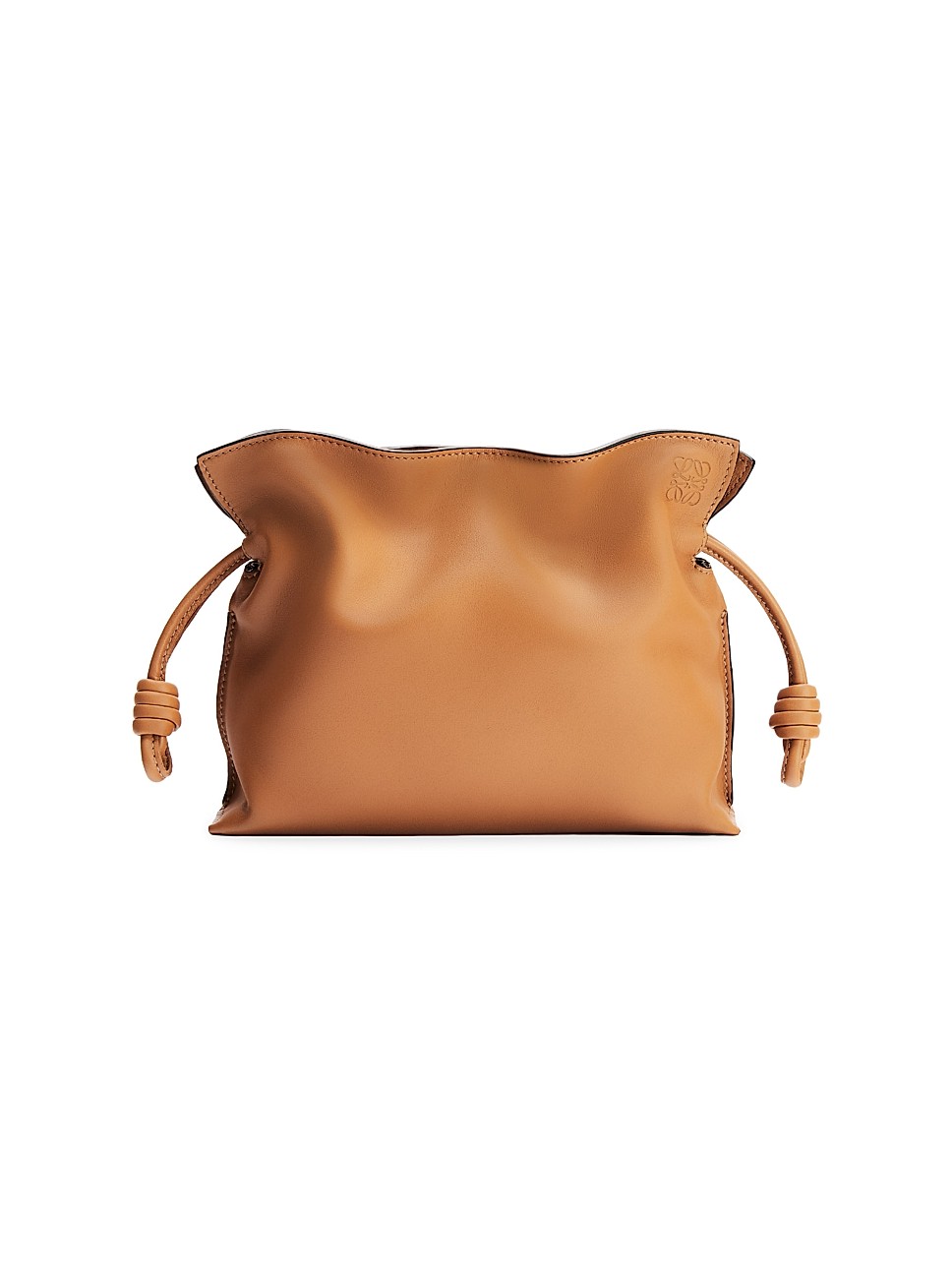 Mini Flamenco Knot Leather Clutch | Saks Fifth Avenue