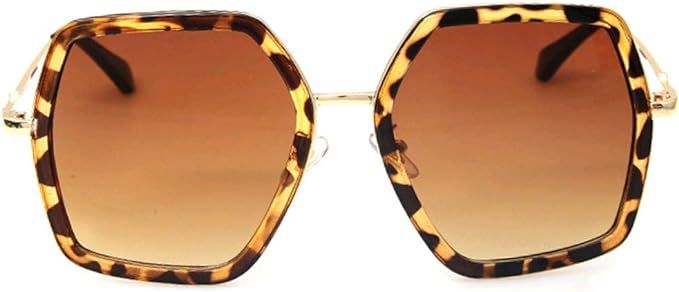 GAMT Oversized Square Sunglasses Women Vintage UV Protection Irregular Designer Shades | Amazon (US)