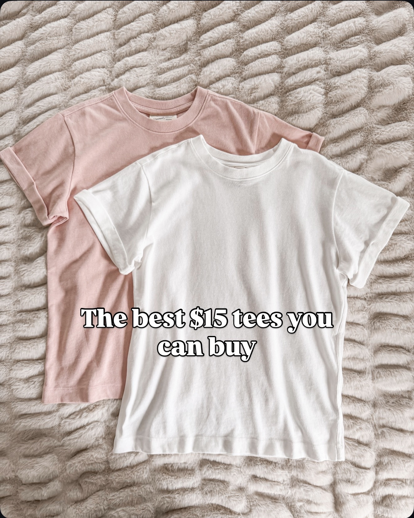 ‼️ On sale for $10 ‼️🙌🏻 The fit feels so much more expensive, and they’re the kind of easy basics you’ll wear with everything. I grabbed two colors! 🤍🩷

#LTKSeasonal #LTKmomlife #LTKgrwm