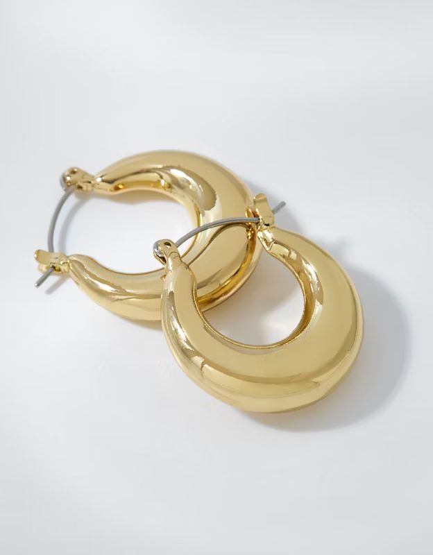 Aerie Scoop Drop Hoop Earrings | Aerie