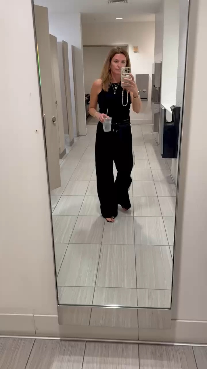 Restroom runway! 

#LTKootd #LTKdayinmylife