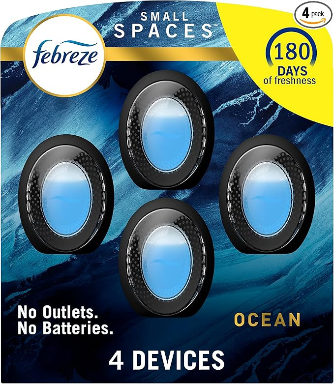 Febreze Small Spaces, Plug in Air Freshener Alternative for home, Odor Fighter Air Freshener, Oce... | Amazon (US)