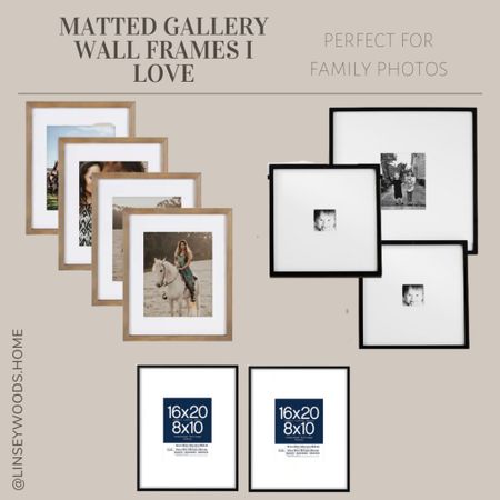 Love all of these matted picture frame options, especially for creating a gallery wall 👏🏼

Target, Michaels, frame, black frame, wood frame. 16x20, 8x10, 11x14 

#LTKunder50 #LTKunder100 #LTKhome