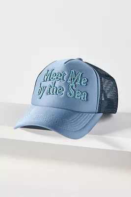 Worn/West Meet Me by the Sea Trucker Hat | Anthropologie (US)