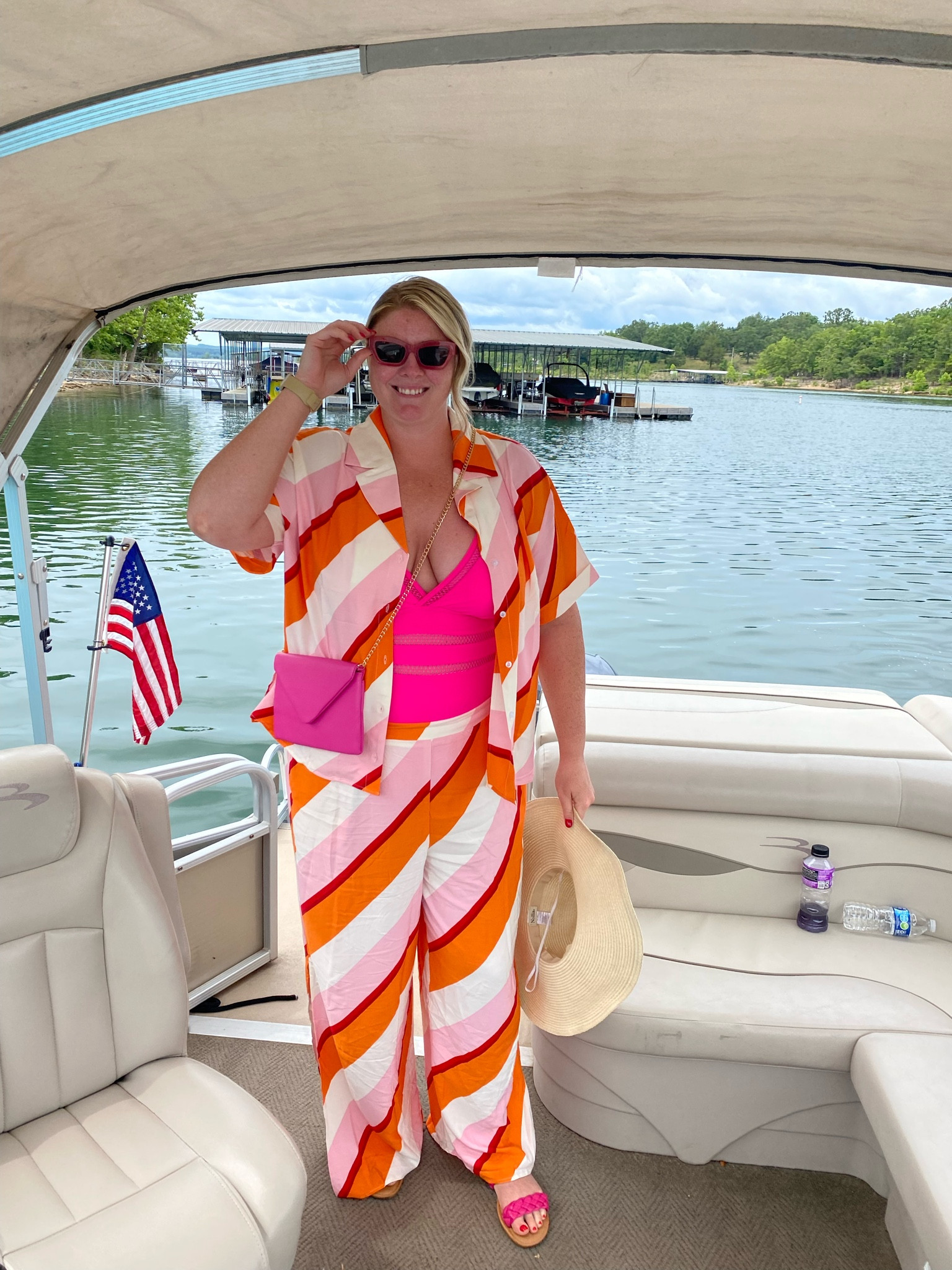 You can wear this two piece set as a swim cover up or out on the town with the shirt buttoned up! I’m also obsessed with this suit! Collage on the suit coming as well  

#plussizefashion #curvyfashion #plussizestyle #curvyclothing #curvystyle #tall #curvyoutfit #plussizeoutfit #outfitinspo #summer #swimwear #plussizeswimwear 

#LTKstyletip #LTKswim #LTKcurves