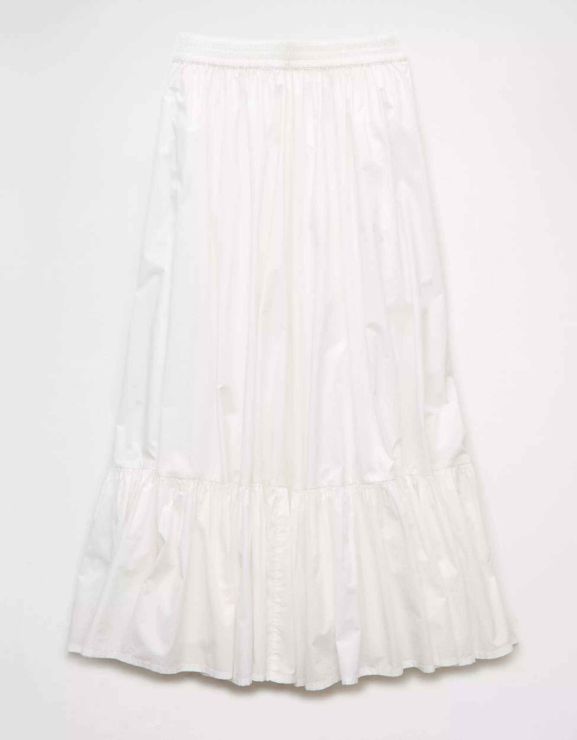 AE High-Waisted Ruffle Maxi Skirt | American Eagle Outfitters (US & CA)