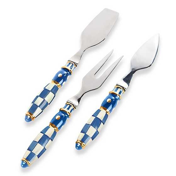 Royal Check Cheese Knife Set | MacKenzie-Childs