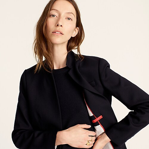 Petite Regent blazer in wool flannel | J. Crew US