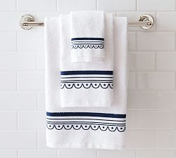 Mark D. Sikes Pixie Scallop Towel | Pottery Barn (US)
