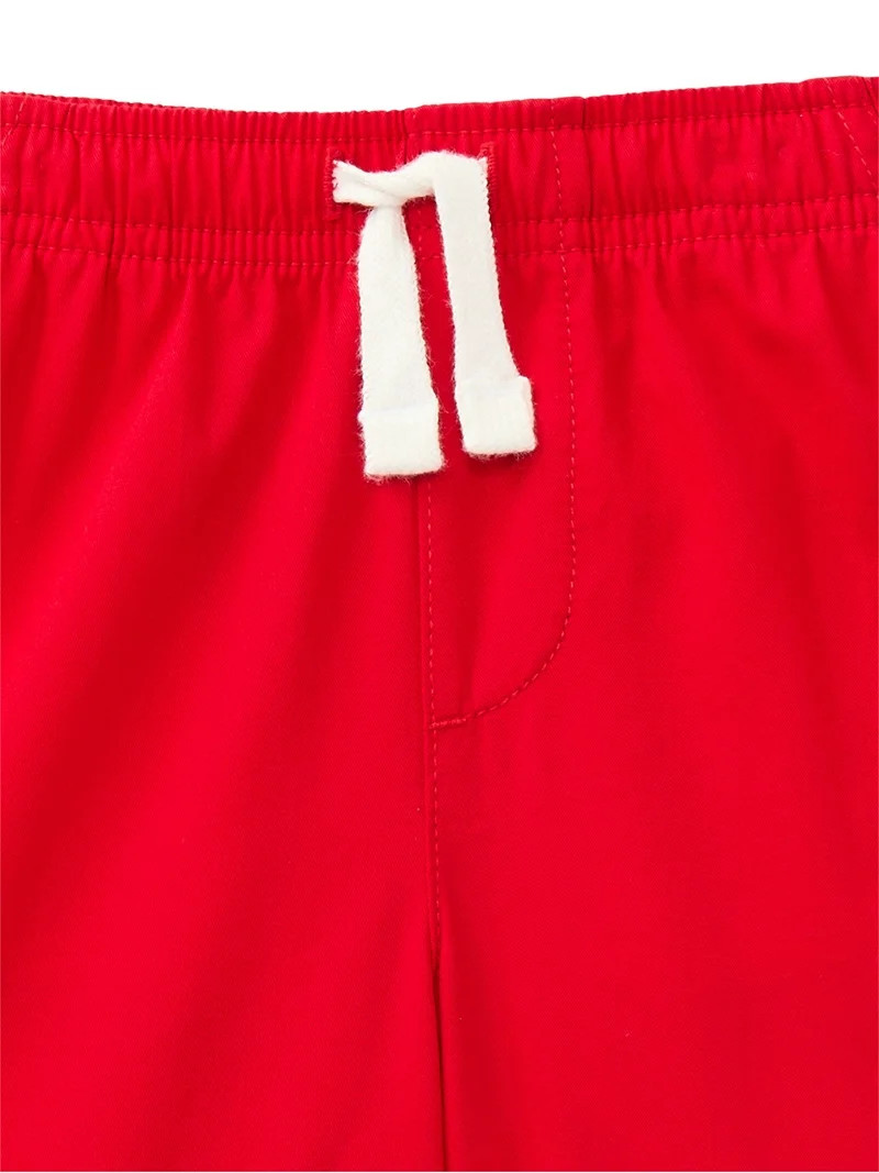 Wonder Nation Toddler Boys Cotton Woven Shorts, Sizes 18M-5T - Walmart.com | Walmart (US)