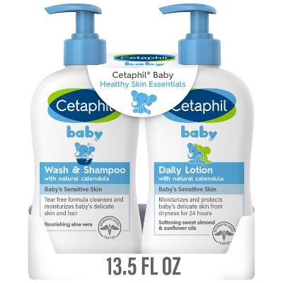 Cetaphil Baby Healthy Skin Essentials Kit - 27 fl oz | Target
