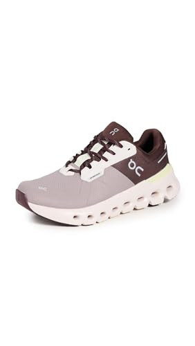 On Women's Cloudrunner 2 Waterproof Sneakers, Zinc/Seedling, Grey, Brown, 6.5 Medium US | Amazon (US)