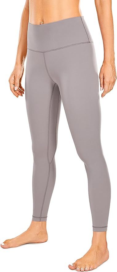 CRZ YOGA Women's Naked Feeling Yoga Pants 25 Inches - 7/8 High Waisted Workout Leggings | Amazon (US)