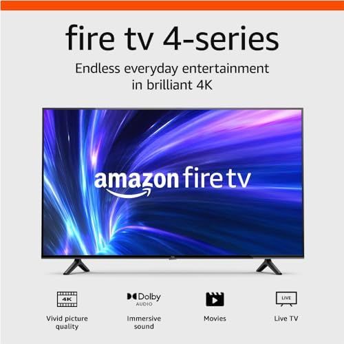 Amazon Fire TV 50" 4-Series 4K UHD smart TV with Fire TV Alexa Voice Remote, stream live TV witho... | Amazon (US)