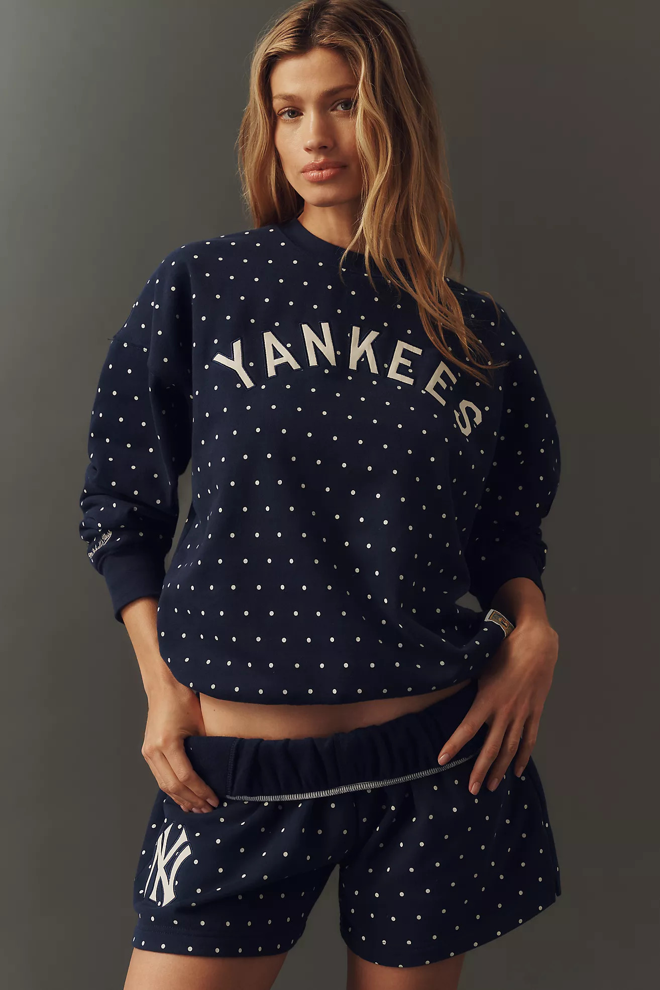 Mitchell & Ness MLB Long-Sleeve Crew-Neck Pullover | Anthropologie (US)