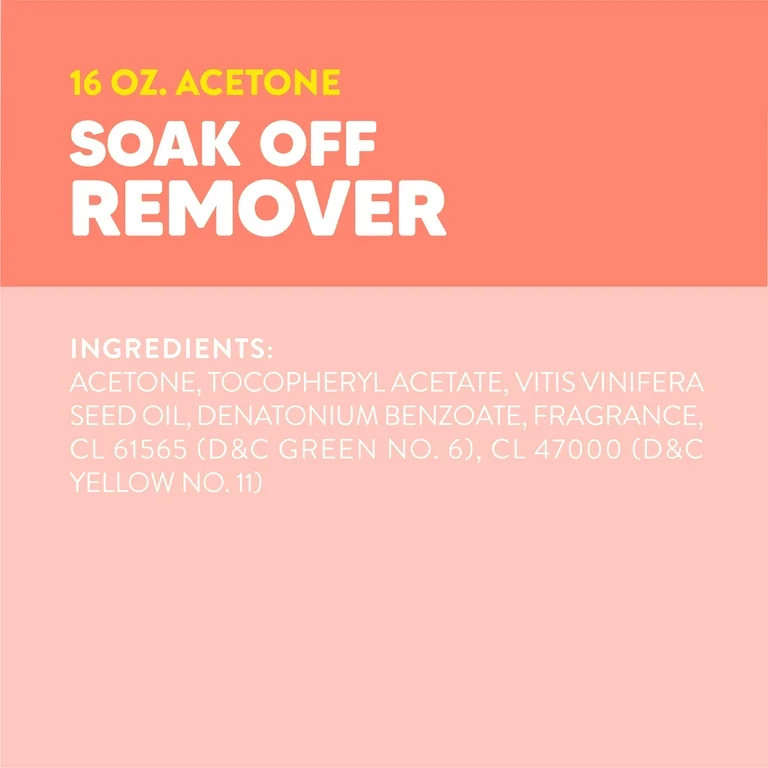Onyx Professional Soak off Formula Nail Polish Remover, 16 fl oz | Walmart (US)