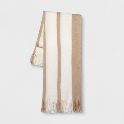 Stripe Throw Blanket Neutral - Threshold™ | Target