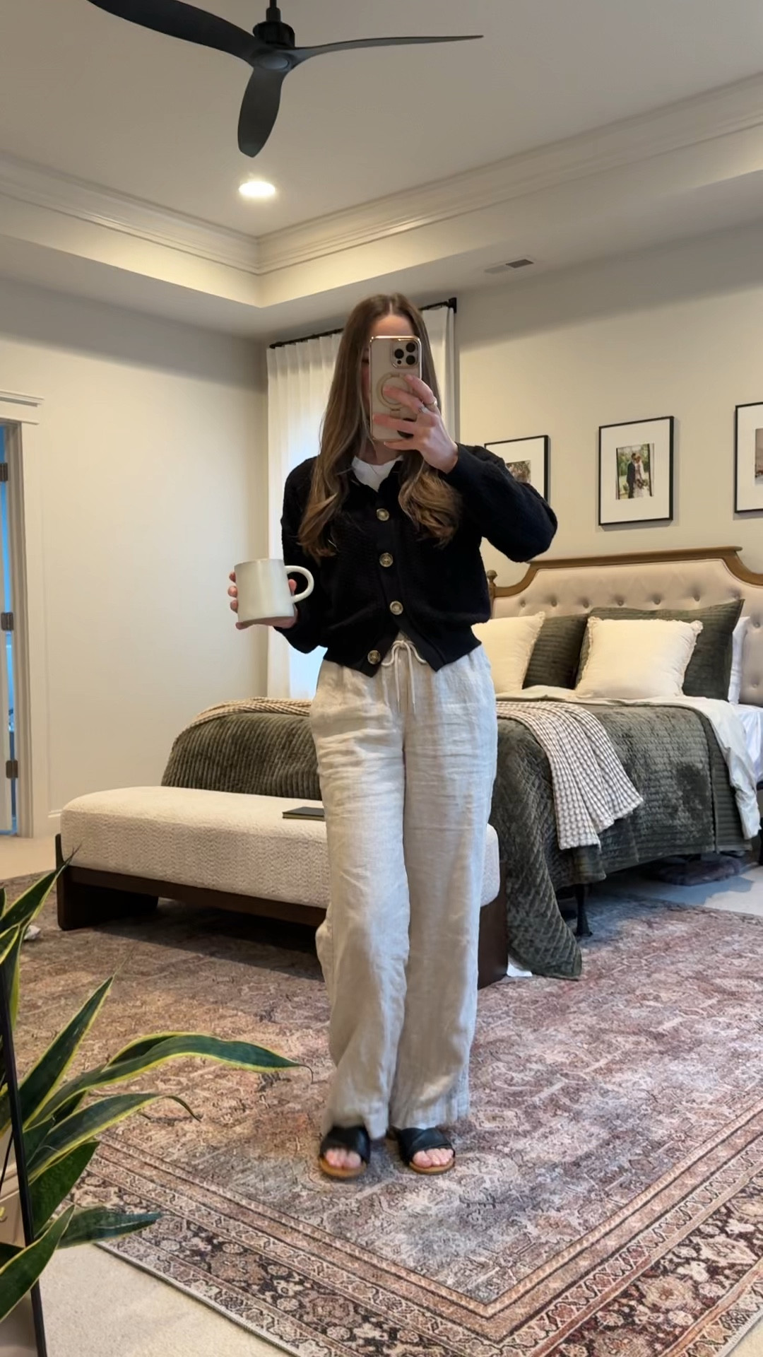 European-inspired spring outfit 🤍
Quince linen pants outfit (XS, 30” inseam — I’m 5’4” for reference) + a crisp white tee + lightweight cardigan = the easiest “put-together” capsule look for errands, school drop-off, or a casual work day.

Use my Quince code: INFG-26LINENANDLIGHTCO10
#linenpantsoutfit #springoutfit #capsulewardrobe #petiteoutfit #neutraloutfit #minimalstyle #mom

#LTKootd #LTKmomlife #LTKSeasonal
