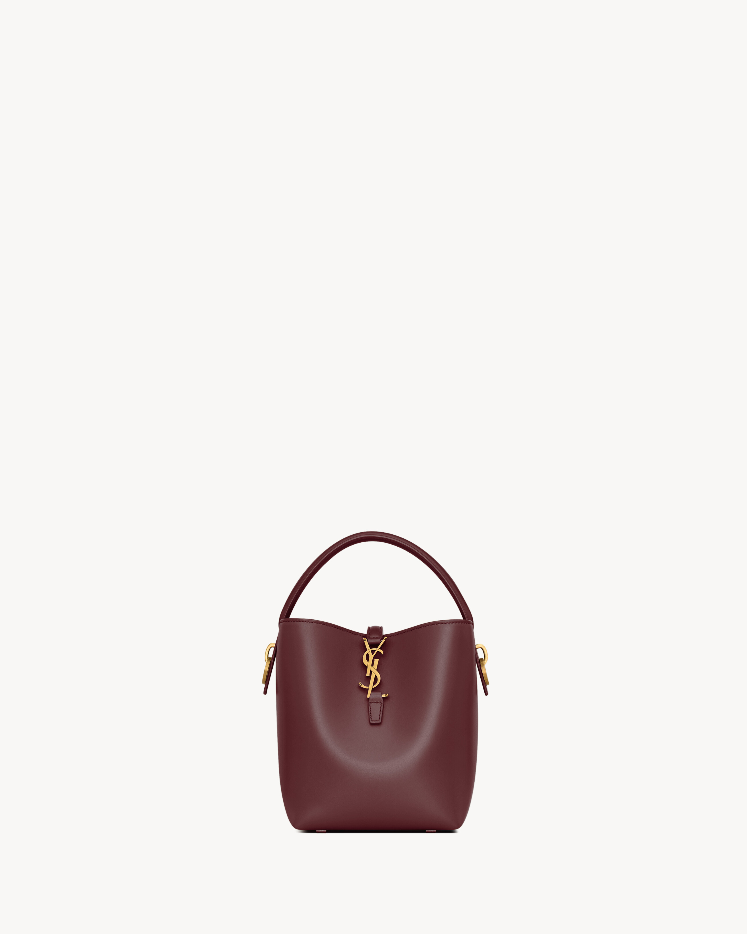 Saint Laurent Le 37 Small In Shiny Leather - Bordeaux - Women - One Sizenisex | Saint Laurent Inc. (Global)