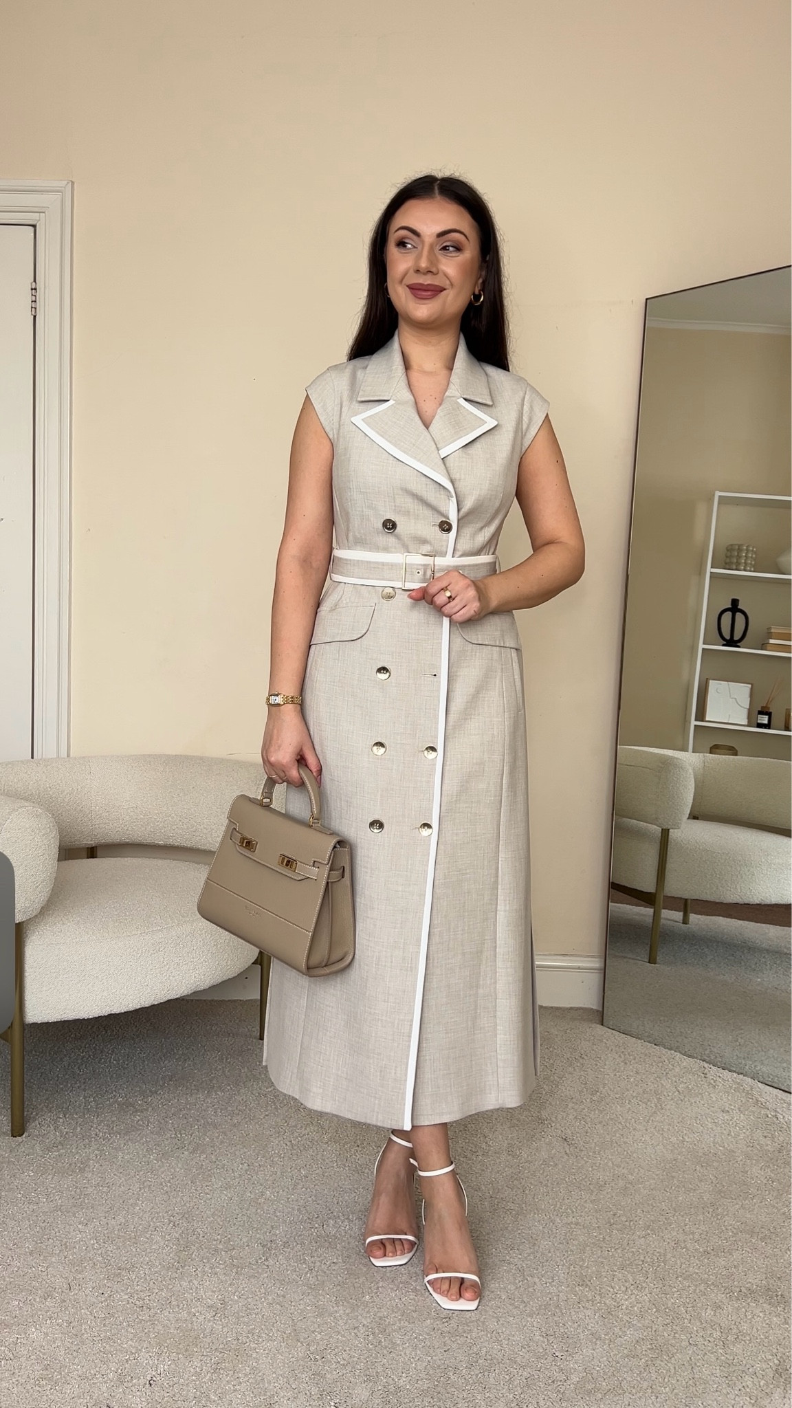 Smart & chic Spring workwear outfit. Spring neutral outfit. 

#LTKeurope #LTKworkwear #LTKstyletip