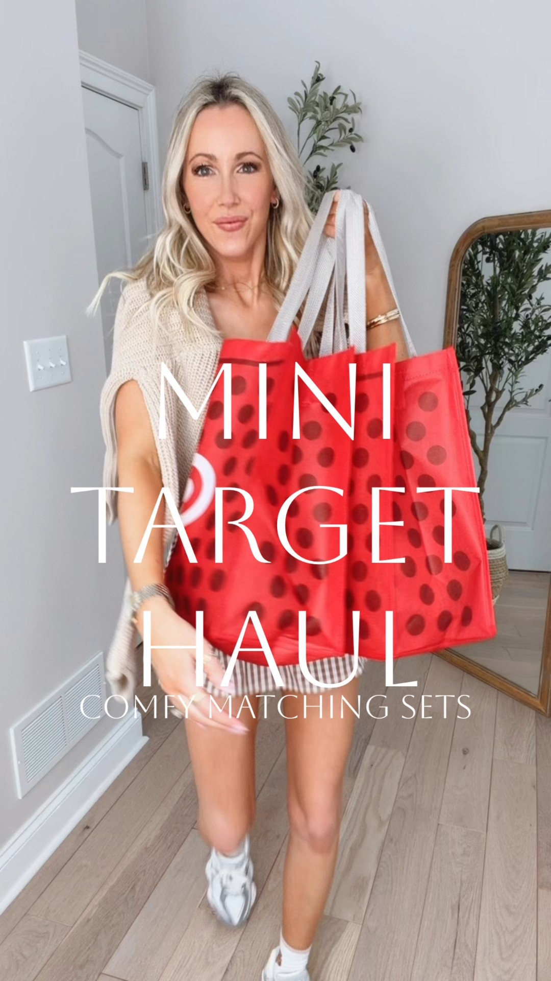 Comfy matching sets // Target new arrivals I’m loving! 🫶🏻 IN LOVE with these new arrivals from Target- comfy, cozy, and CUTE! This ribbed matching set with the cardigan + wide leg pants is beyond soft and stretchy- I could sleep in it! 🤭 And this matching set with the joggers + cardigan is lightweight, yet cozy! Love the fit, looks designer! It’s perfect for travel! Wear the cardigan + pants together or style separately! And how cute is that brown gingham active dress is the beginning? 😍 I’m 5’7” wearing xs in all. Which look is your fave?👇🏻 @Target 

#targetstyle #targetfinds #newarrivals #newattarget #springoutfit two piece set, active dress, matching set, lounge set, Disney outfit, what to wear, grwm, mom style, style over 30, casual outfit, neutral outfit, brown outfit, target set, target outfit, new release, spring outfit, athleisure, knit cardigan, jogger lounge pants, loungewear, pull on pants, Target cardigan,Target loungewear, lounge set, lounge pants, everyday style, everyday wear, two piece outfit, pajama set, pajama top, pajama bottoms, pajama pants, pj set, travel outfit, travel set, travel style, Target Auden Soft Loungewear, mom life outfit, SAHM outfit, everyday lounge outfit, Stay At Home Mom outfit, elevator basics, basic style, winter lounge, spring lounge, spring outfit women’s loungewear trend, casual neutral, realistic outfits @Target 

#LTKgrwm #LTKootd #LTKActive