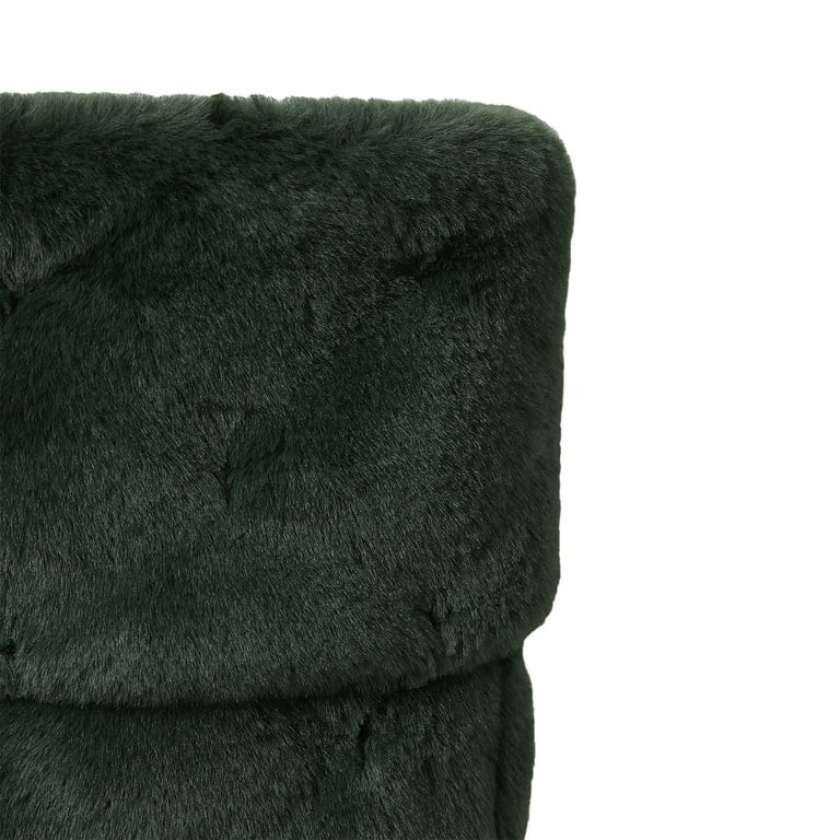 My Texas House Melissa Green Faux Rabbit Fur Christmas Stockings, 20" x 10" (2 Count) | Walmart (US)