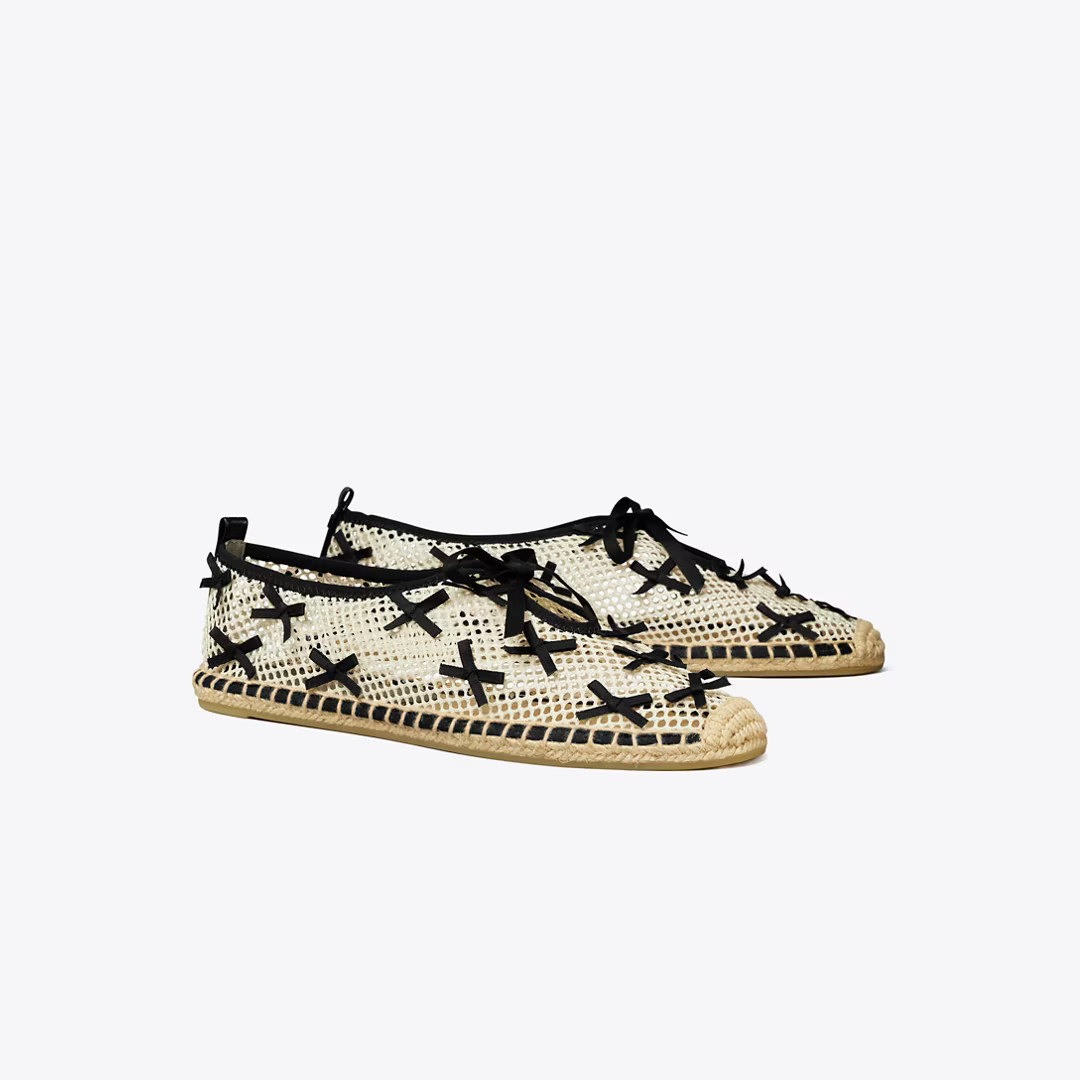 Tory Burch Mini Bow Mesh Espadrille | Tory Burch (US)