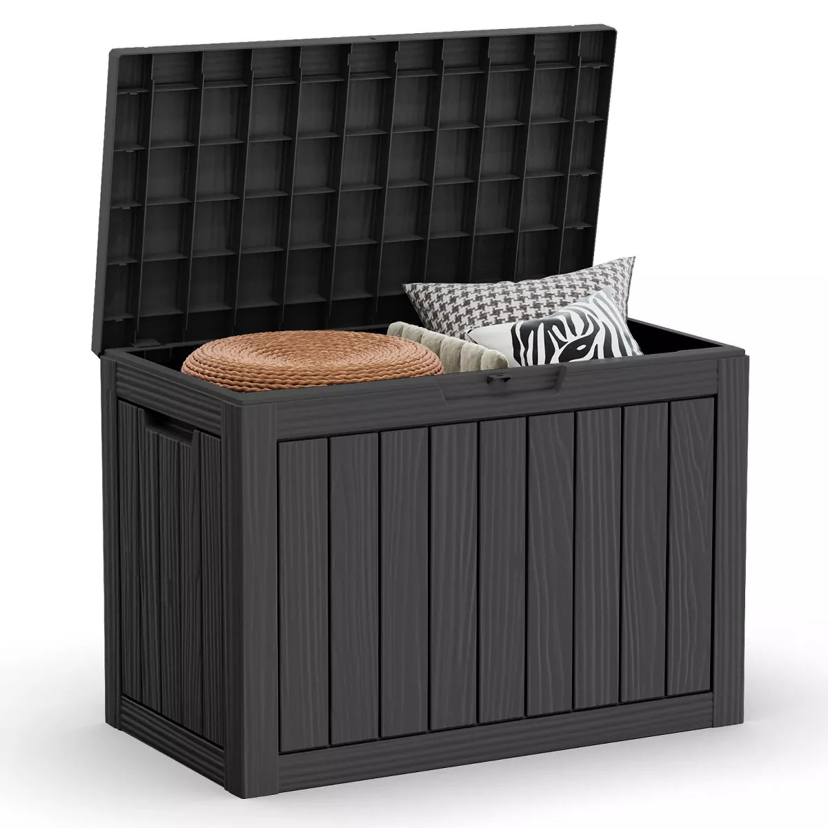 Chic Crate - 45 Gallon Water Resistant Resin Lockable Deck Box | Target