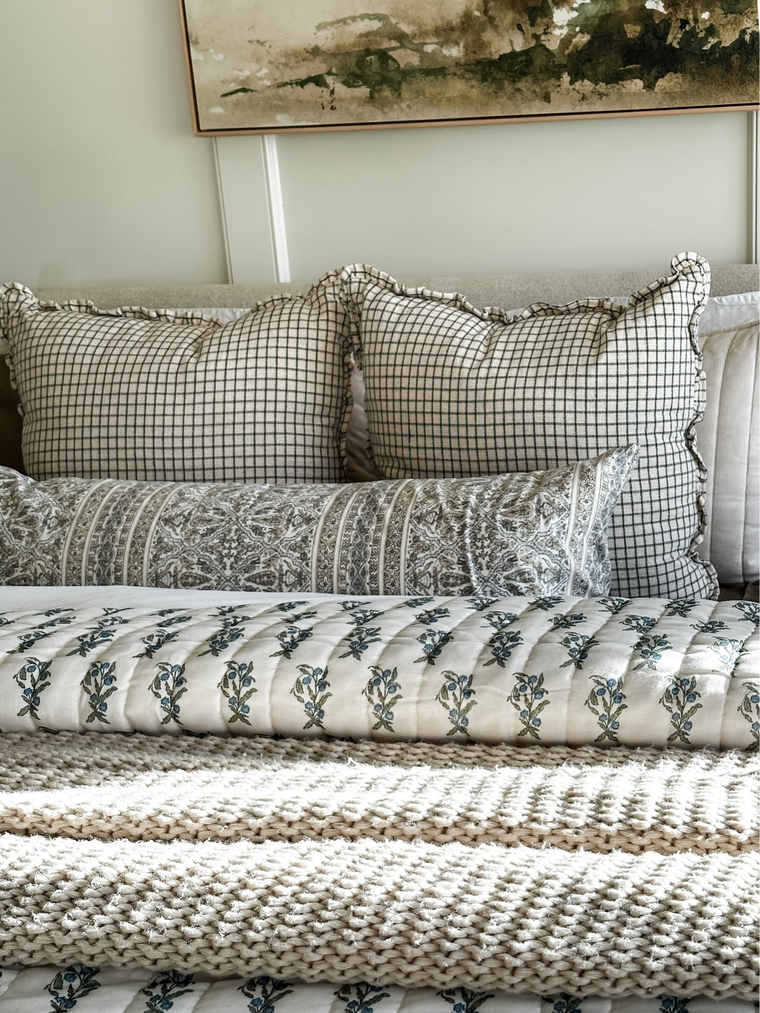 I love all of the details in my new fall bedding. From the quilt to the gingham and the cozy throw, this is my dream bedding! 

#LTKHoliday #LTKSeasonal #LTKhome