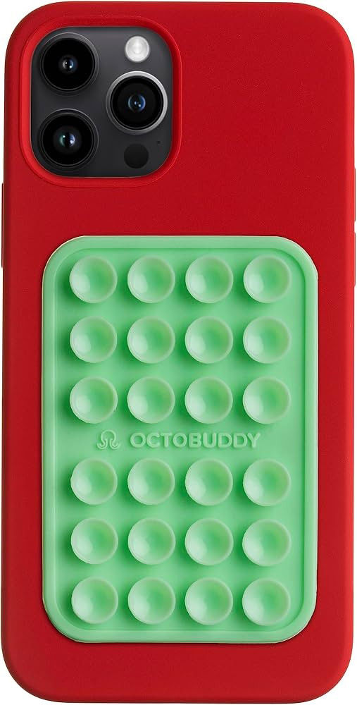 OCTOBUDDY Silicone Suction Phone Case Adhesive Mount - Hands-Free, Strong Grip Holder for Selfies... | Amazon (US)