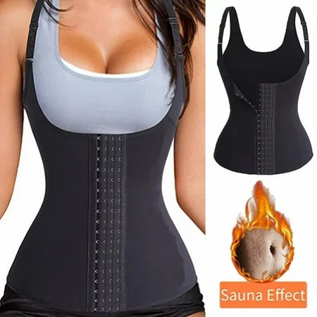 Waist Trainer for Women Latex Corset Cincher Vest Sport Workout Girdle Hourglass Body Shaper | Walmart (US)
