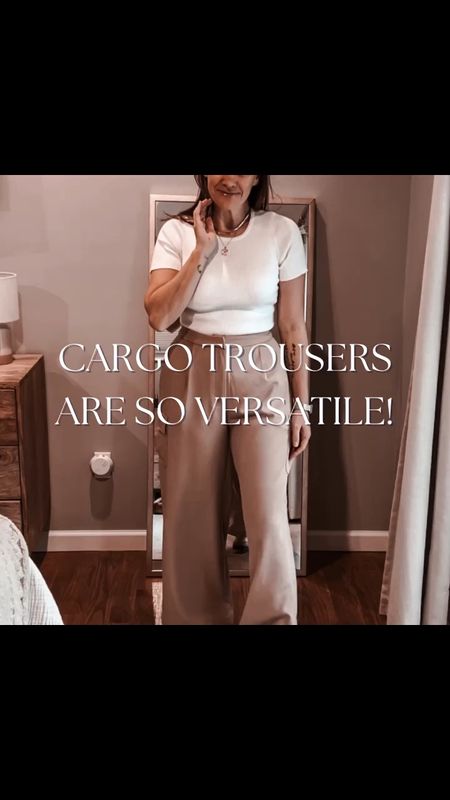 These cargo pants from Amazon are so nice and high quality but so reasonably priced - dress them up or down. IMO they run a little small and a little short, but are still so cute!

#LTKfindsunder50 #LTKstyletip