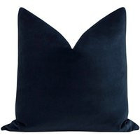 Navy Velveteen Pillow Cover 18x18, 20x20, 22x22, 24x24, 12x20, 14x22 | Etsy (US)