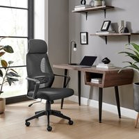 Ubico Black Mesh and Fabric Office Chair | Debenhams UK