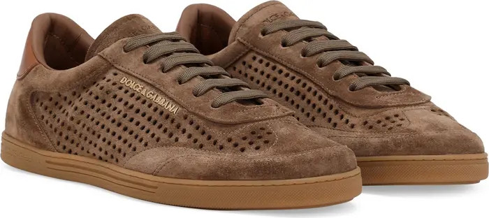 Dolce&Gabbana Perforated Low Top Sneaker (Men) | Nordstrom | Nordstrom