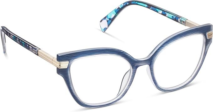 Peepers by PeeperSpecs Women's Marquee Cat-Eye Blue Light Blocking Reading Glasses | Amazon (US)