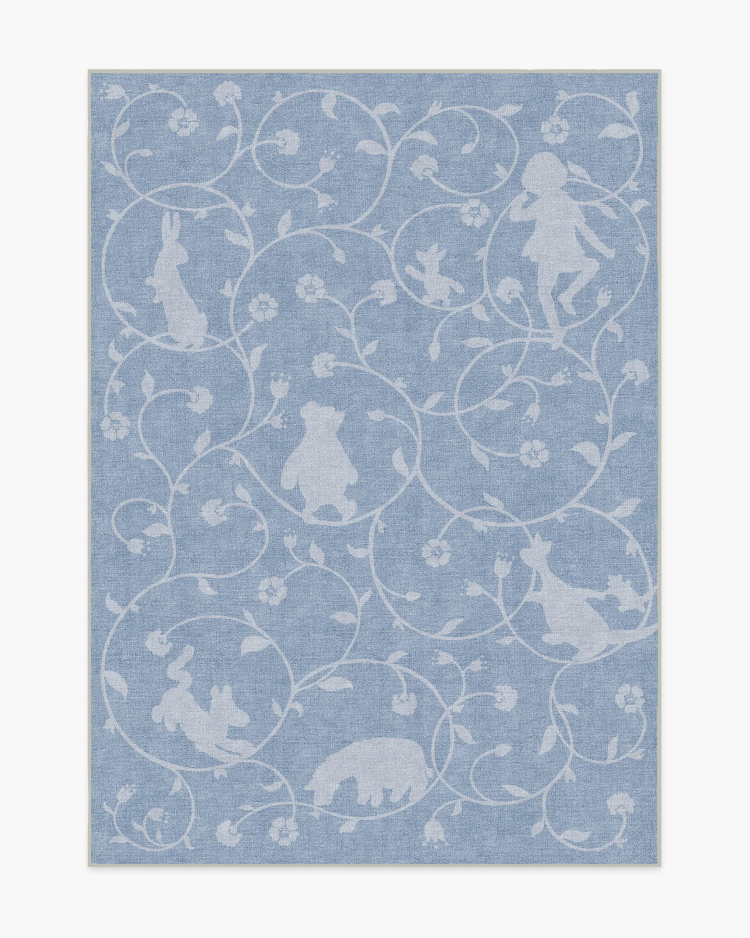 Once Upon a Gathering Soft Blue Rug | Ruggable
