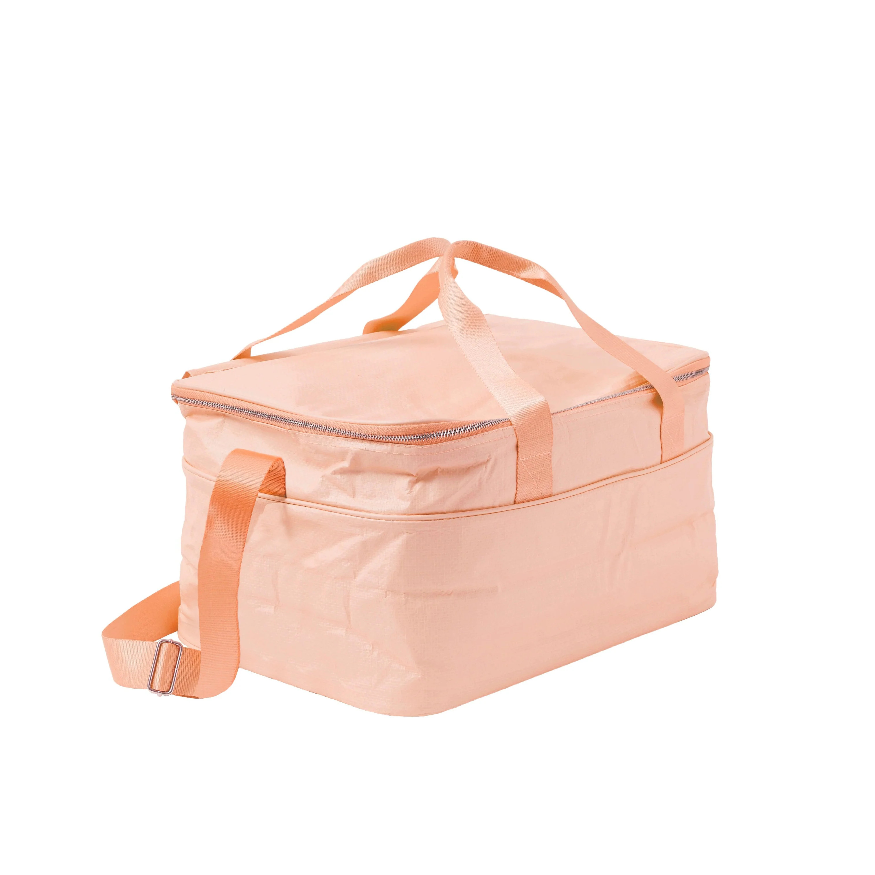 sunnylife soft coral large cooler bag | minnow