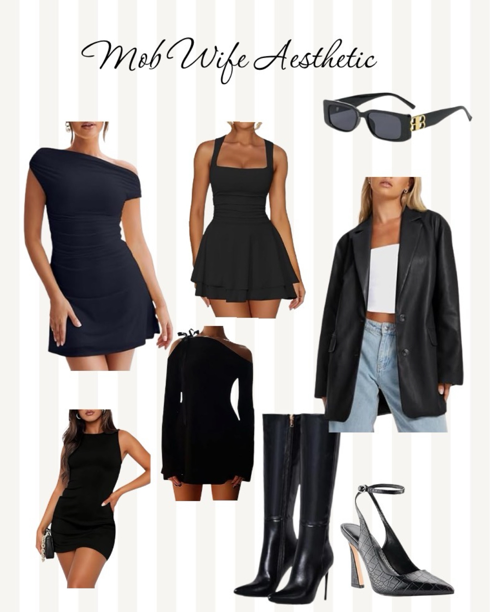 Girls Night but make it Mob Wife Aesthetic theme 

#LTKStyleTip #LTKShoeCrush #LTKU