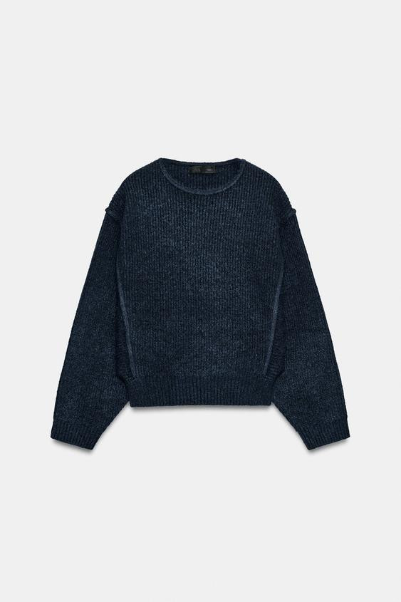 WIDE ARMHOLE KNIT JUMPER | Zara UK